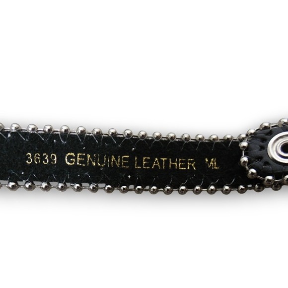 Womens Leather Rhinestone Western Belt Size‎ Medium / Large main image 9